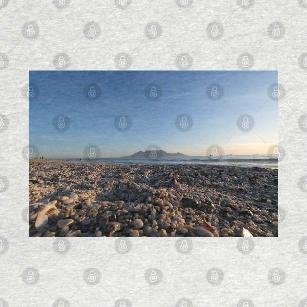 Blouberg Beach Table Mountain Ocean View by PathblazerStudios